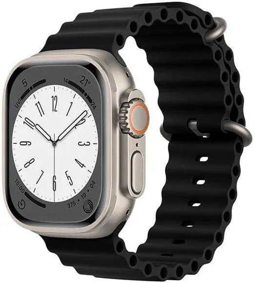 Apple Watch Ultra 2 Plata con correa negra